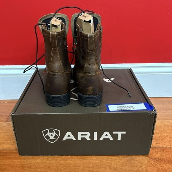 NIB Ariat Womens Heritage Lacer II Boots 10002147 Distressed Brown size 7 wide - Picture 4 of 10